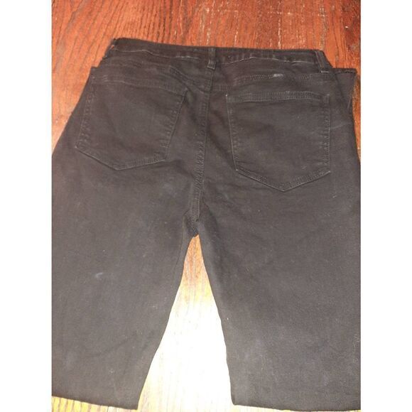 Women's Juniors Jr 9/29 Indigo Rising High Waist  Button Fly Black Denim Jeans - Picture 5 of 5